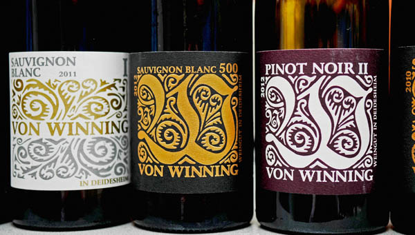 Weingut von Winning, sauvignon blanc, pinot noir