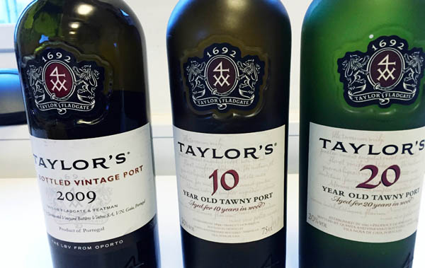 Taylor's Late Bottled Vintage and Tawny