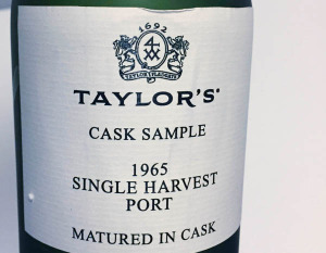 Taylor's single harvest colheita tawny port 1965