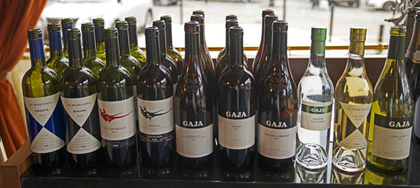 Gaja wines from Piemonte