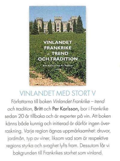 Lantliv Mat och Vin 2014-5 om Vinlandet Frankrike