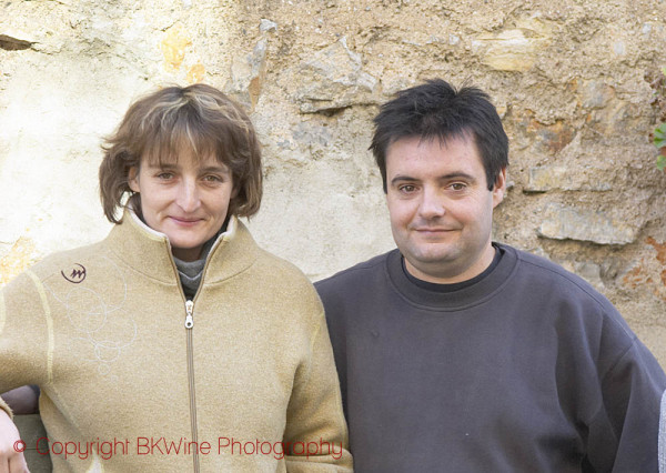 Jérôme Bertrand and his wife Sabine, Domaine Bertrand-Berge, Paziols, Fitou, Languedoc