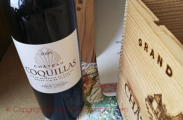 Chateau Coquillas from Chateau de France