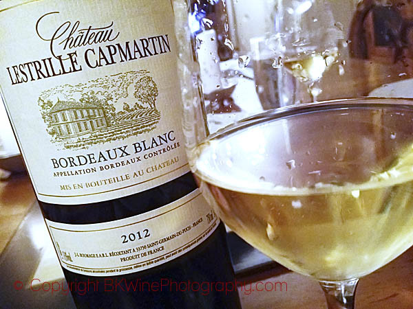 Chateau lestrille Capmartin Bordeaux blanc