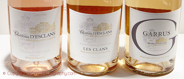 Chateau d'Esclans, Les Clans and Garrus, the Esclans range