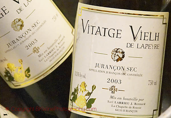 Jurancon Sec wines from the south-west of France