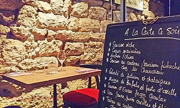 At Le Rubis, one of Paris' many wine bars-bistros