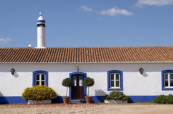 An old farm building at a winery in Alentejo