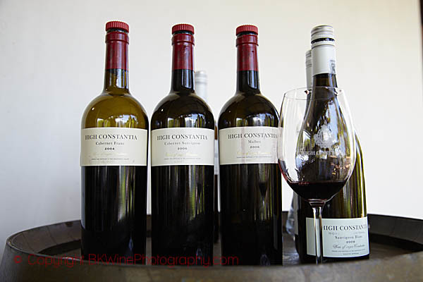 Tasting High Constantia wines