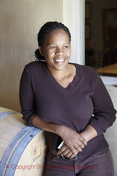 Ntsiki Biyela, winemaker at Stellekaya in Stellenbosch