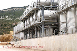 outdoor fermentation tanks