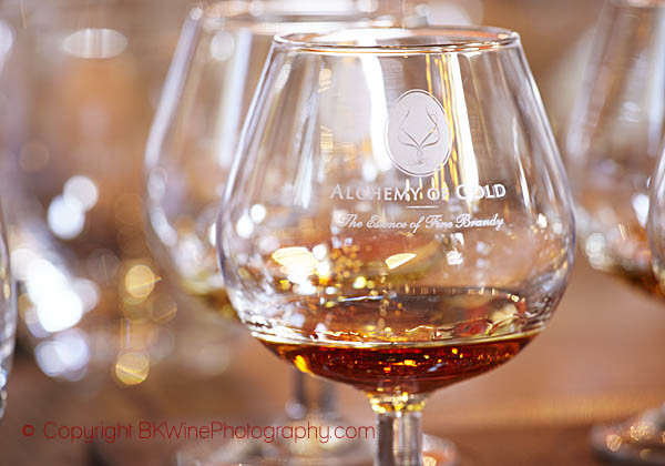 A glass of South African brandy, Alchemy of Gold