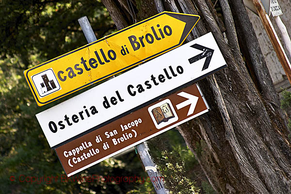 To Castello di Brolio, Chianti, Tuscany
