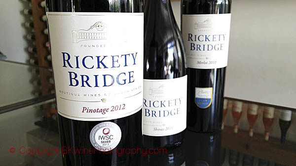 Rickety Bridge Pinotage, Franschhoek, South Africa