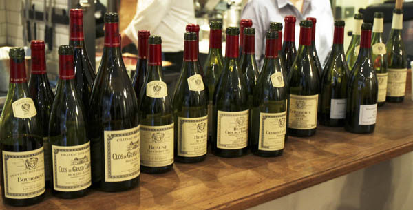 Tasting wines by Louis Jadot