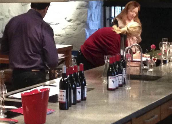 Preparing for a wine blending workshop