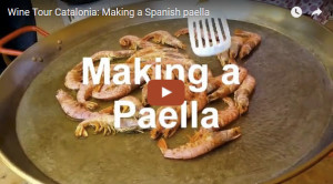 making a paella