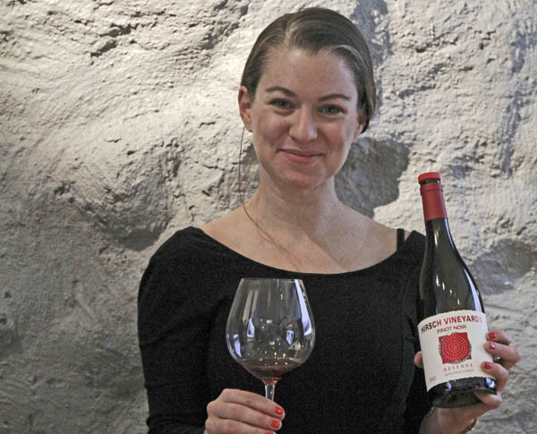 Jasmine Hirsch from Hirsch Vineyards, Sonoma, California