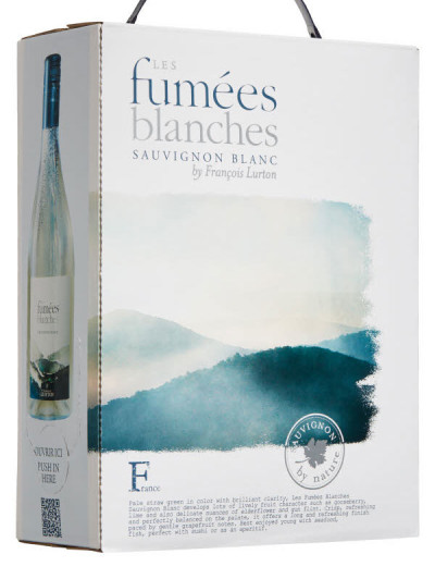 Les Fumees Blanches Sauvignon Blanc bag-in-box Francois Lurton nEW design