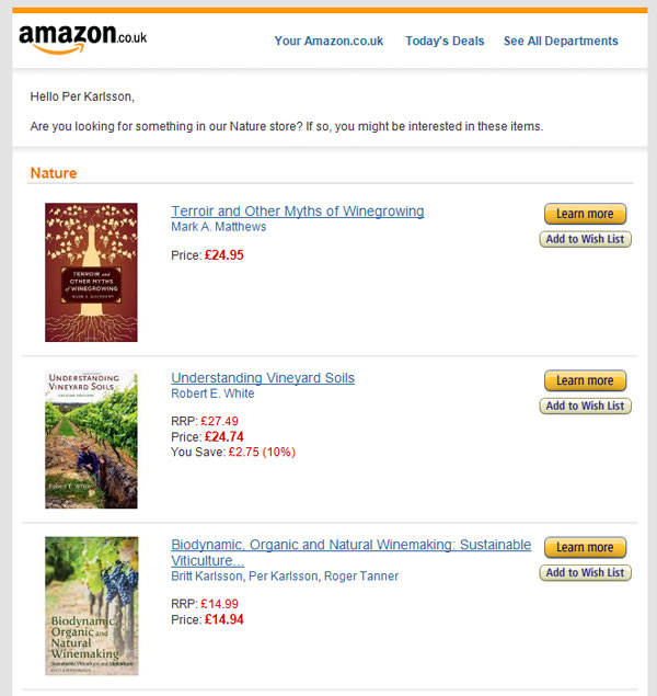 Amazon wine book recommendations