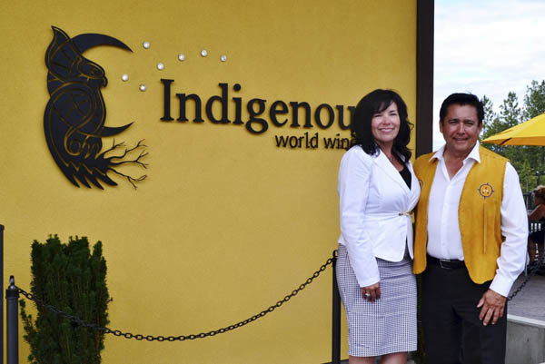 Robert and Bernice Louie at Indigenous World Winery, Okanaga