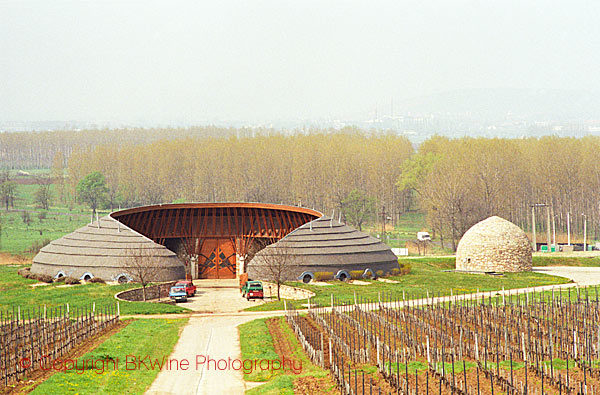 A building at the Disnoko winery in Tokay, Hungary