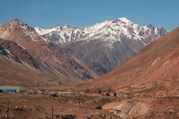 Mountain-tops in the Andes