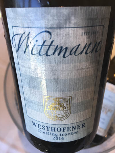 Wittmann Westhofener Riesling Trocken