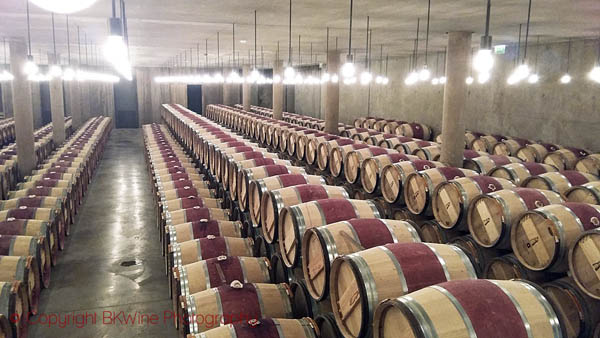 Chateau Latour barrel cellar, Bordeaux