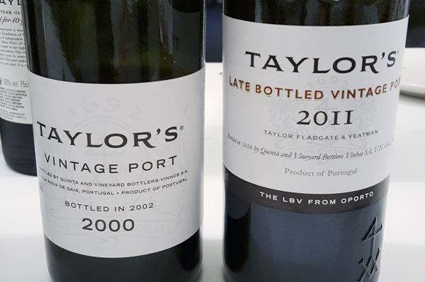 Taylor's Vintage 2000 and Late Bottled Vintage 2011