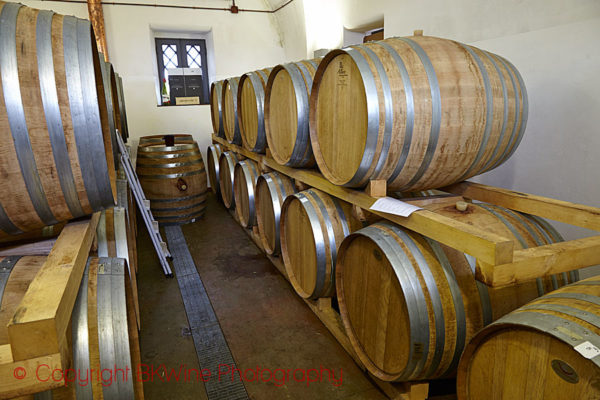 Barrel cellar at Pietradolce, Etna, Sicily