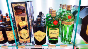 gin bottles