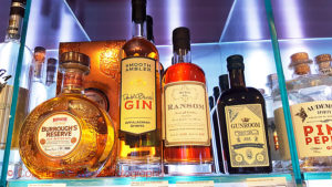 gin on a shop shelf