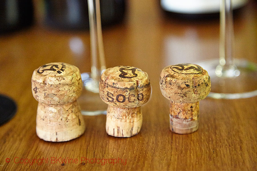 Champagne corks become more like mushrooms with age