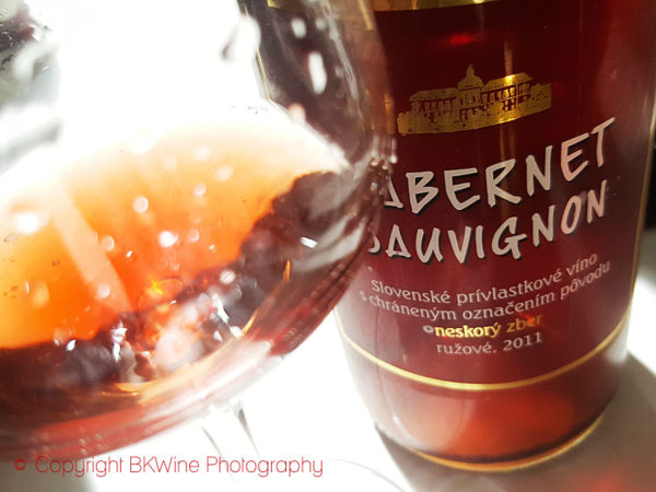 A sparkling rose cabernet sauvignon from Slovenia
