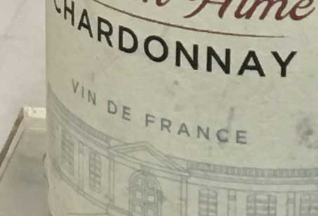 Chardonnay vin de france vin de france