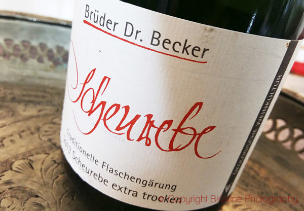 Scheurebe from Bruder Dr Backer, extra trocken