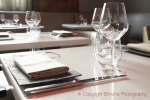 Table setting at Restaurant Alain Senderens
