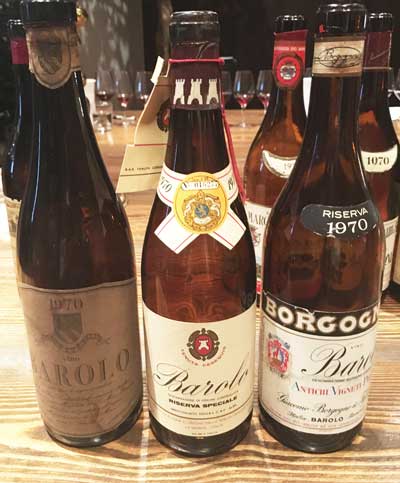 Three Barolo 1970