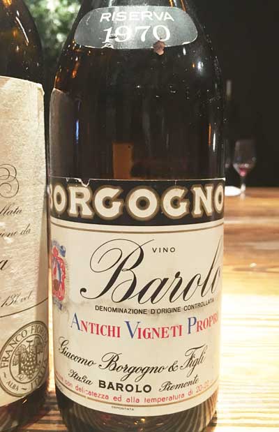 Borgogno Barolo 1970