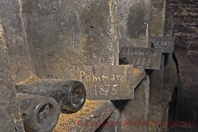 Pommard 1875, Chambertin 1858. Domaine Champy Pere & Fils, Beaune, Burgundy