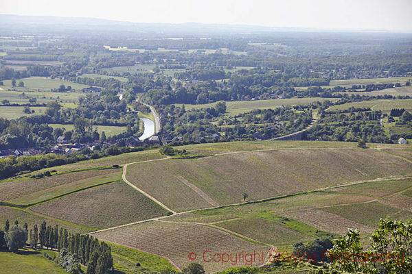 The view from Chateau de Sancerre, a recent acquisition by Ackerman