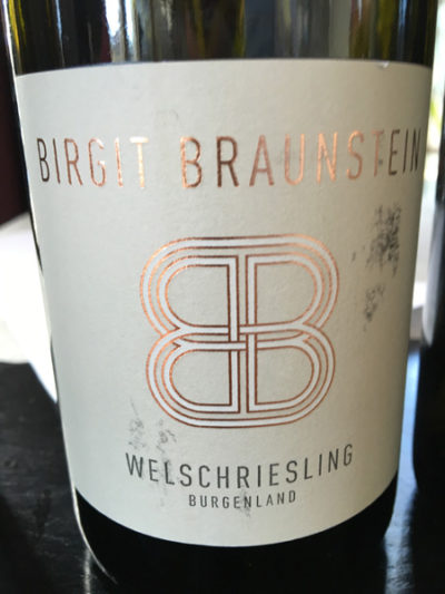 Birigit Braunstein Welschriesling, Burgenland