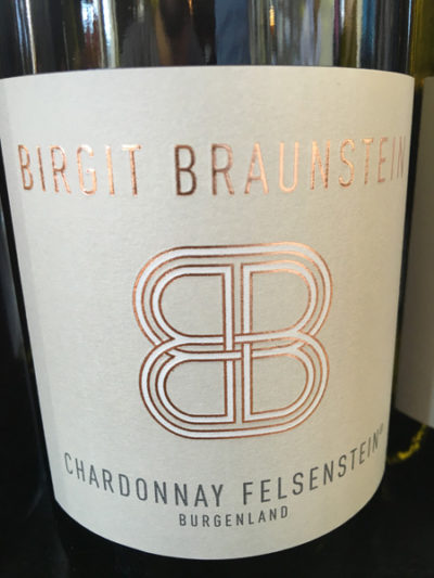 Birigit Braunstein Chardonnay Felsenstein, Burgenland