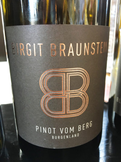 Birigit Braunstein Pinot vom Berg, Burgenland