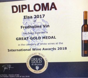 Elsa fredholms vin pris