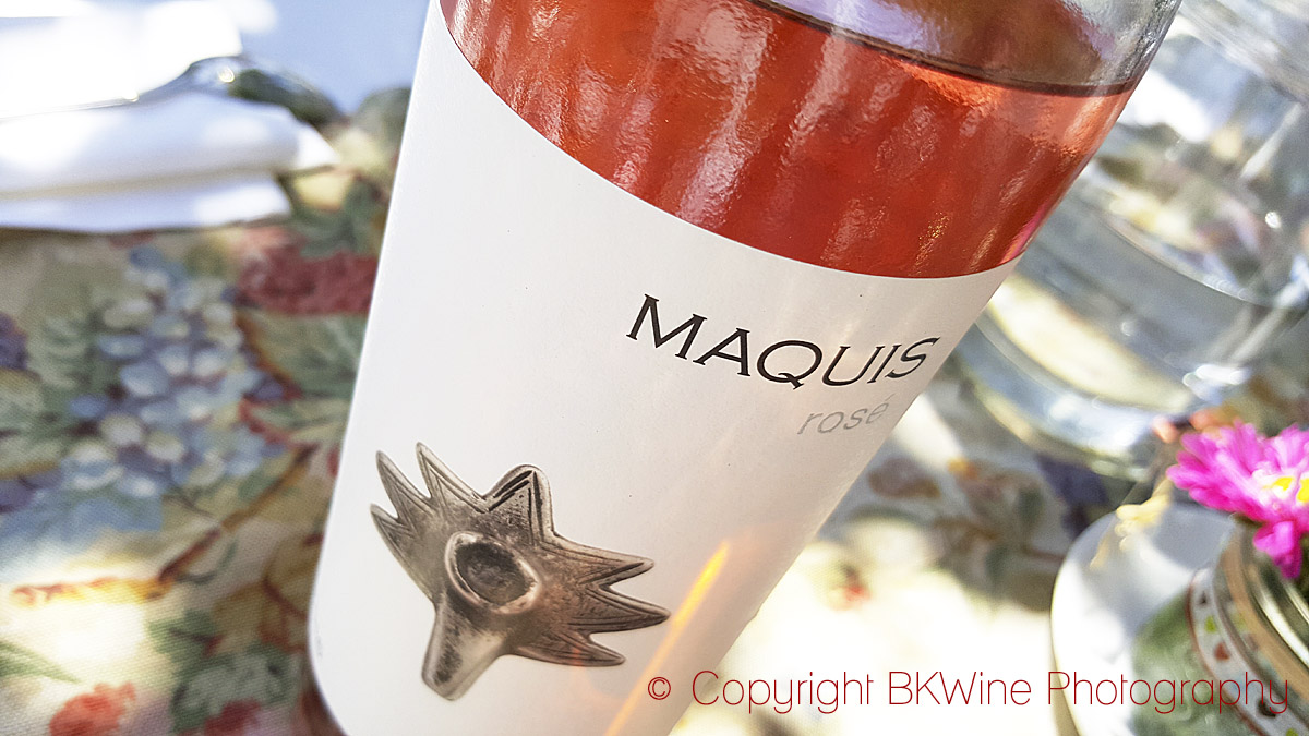 Vina Maquis rosé wine, Colchagua, Chile