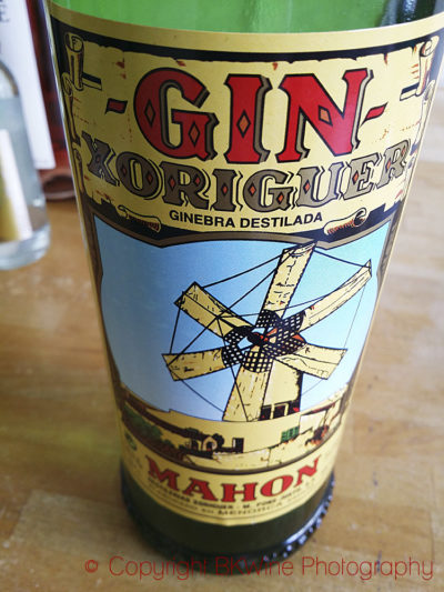 Gin Xoriguer from Mahon, Menorca