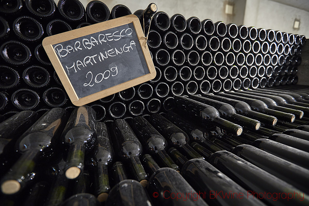 Bottles of Martinenga Barbaresco, Piedmont