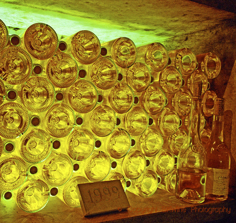 Tokaj bottles waiting to mature. 1999, 5 puttonyos Aszu